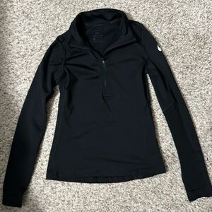 Nike - Girls’ Dri-FIT Long Sleeve 1/4 Zip Top In Black
